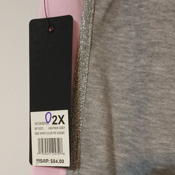 NWT ~ Bebe Sport Color Pop Jogger (Size: 2X) - Picture 5 of 6
